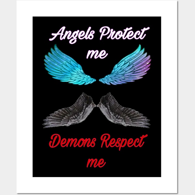 Angel and demons Wall Art by EFORYA